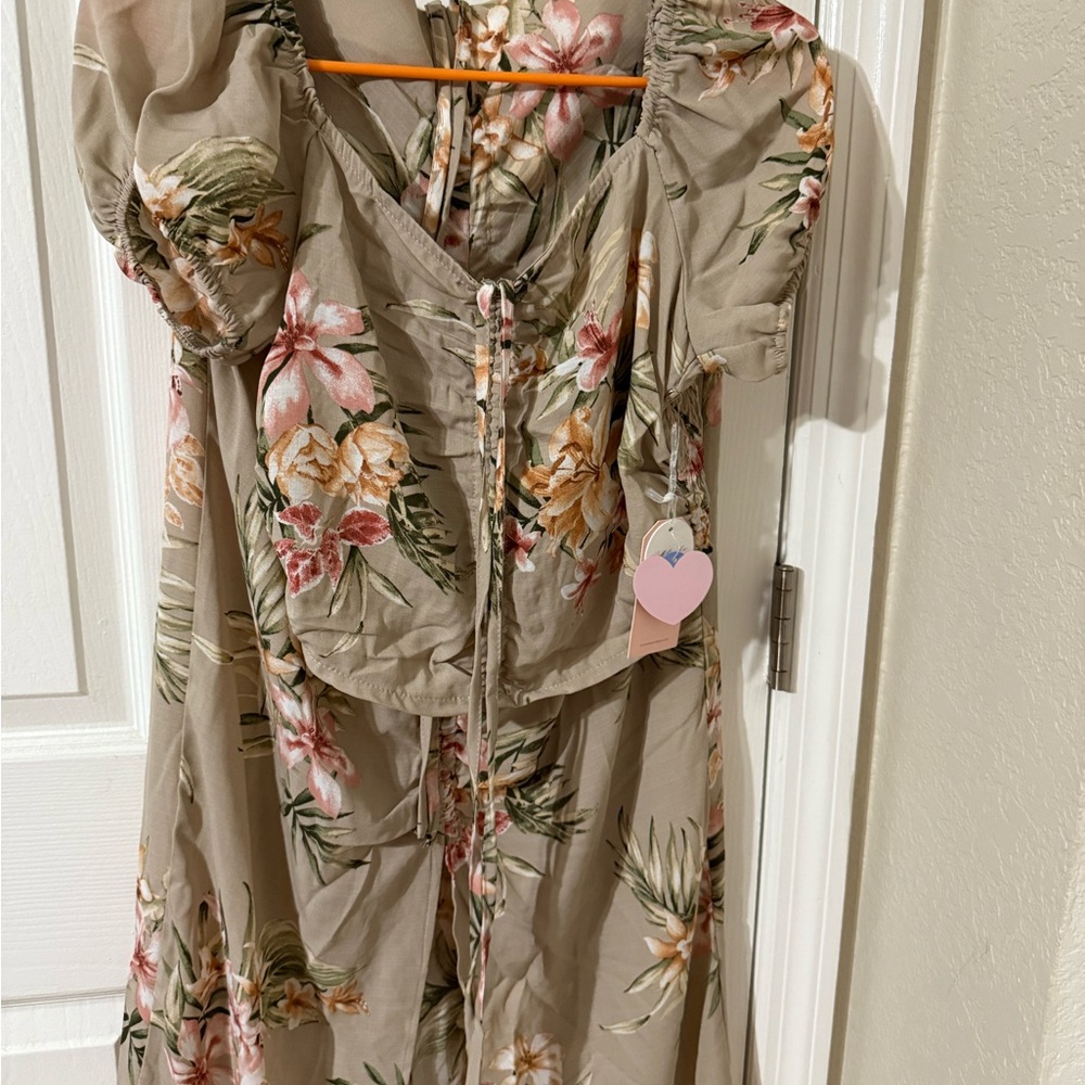 Floral Puff Sleeve Dress
